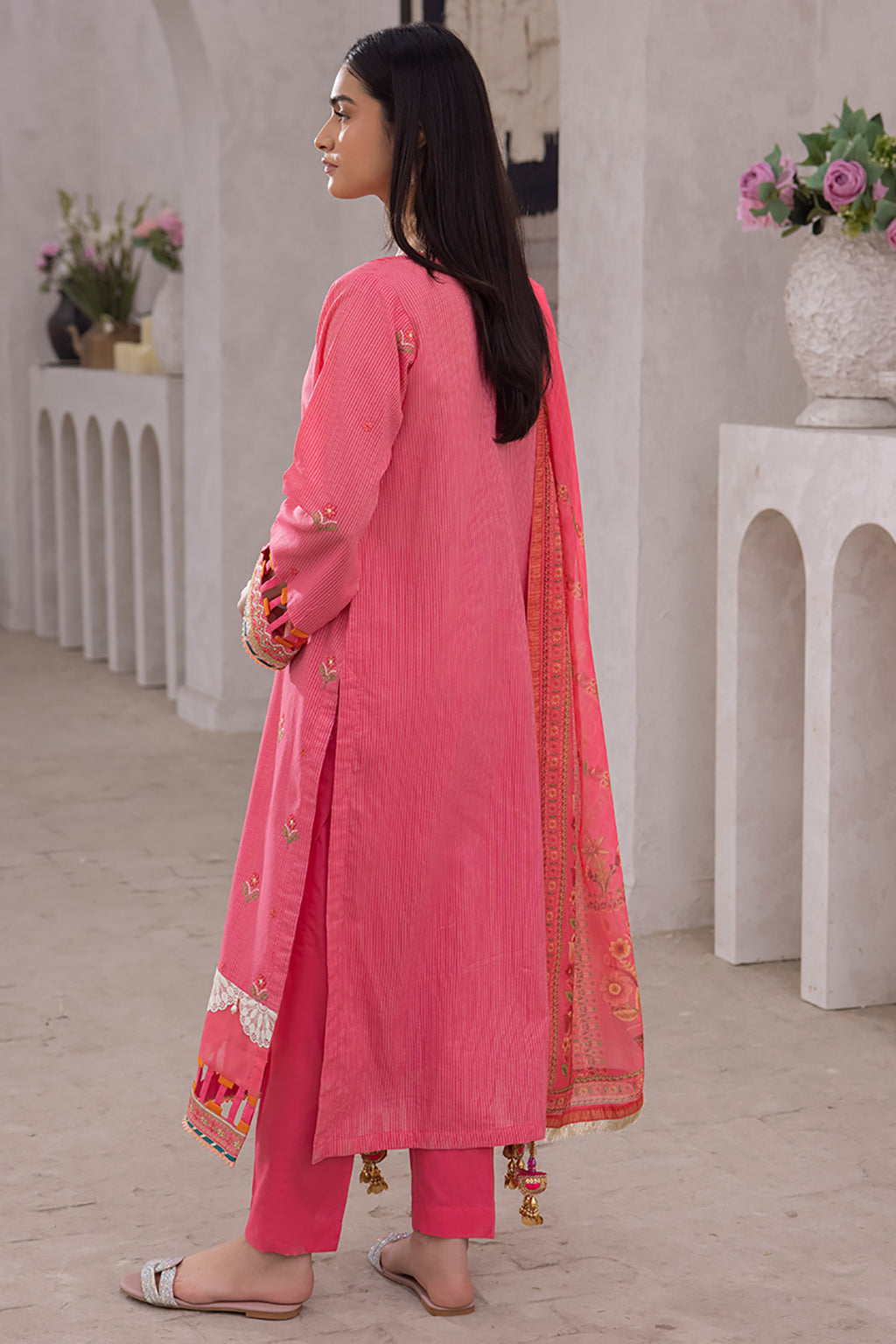 Embroidered Shirt Shalwar Dupatta - 1119