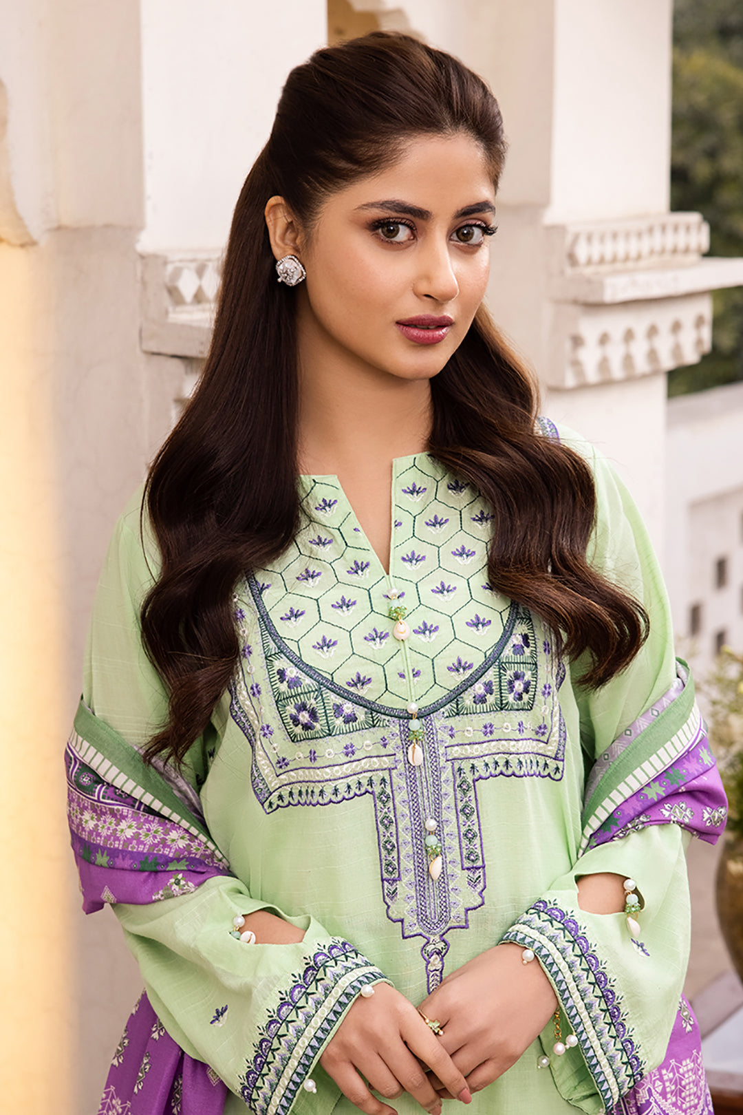 Embroidered Shirt Shalwar Dupatta - 1120