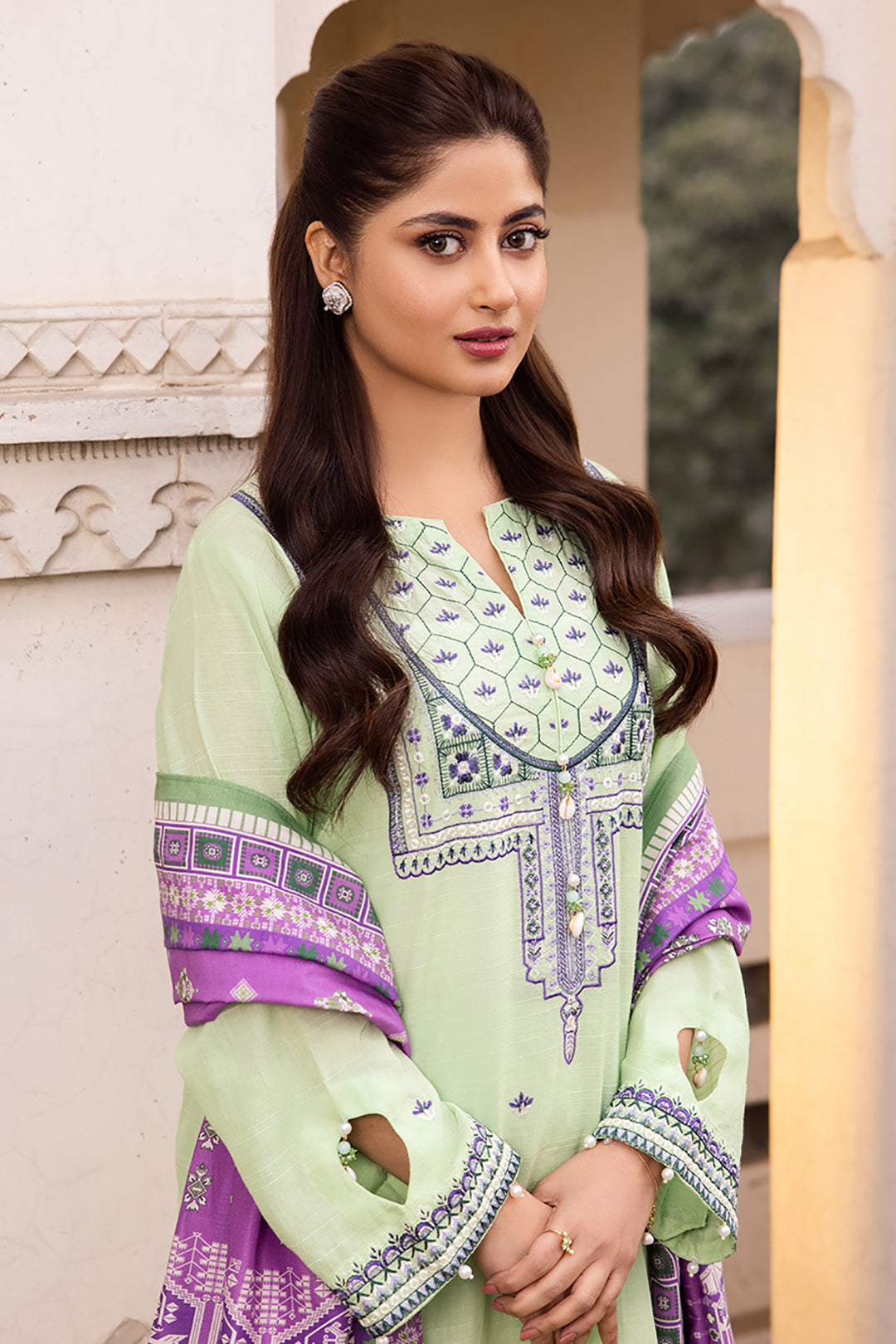 Embroidered Shirt Shalwar Dupatta - 1120