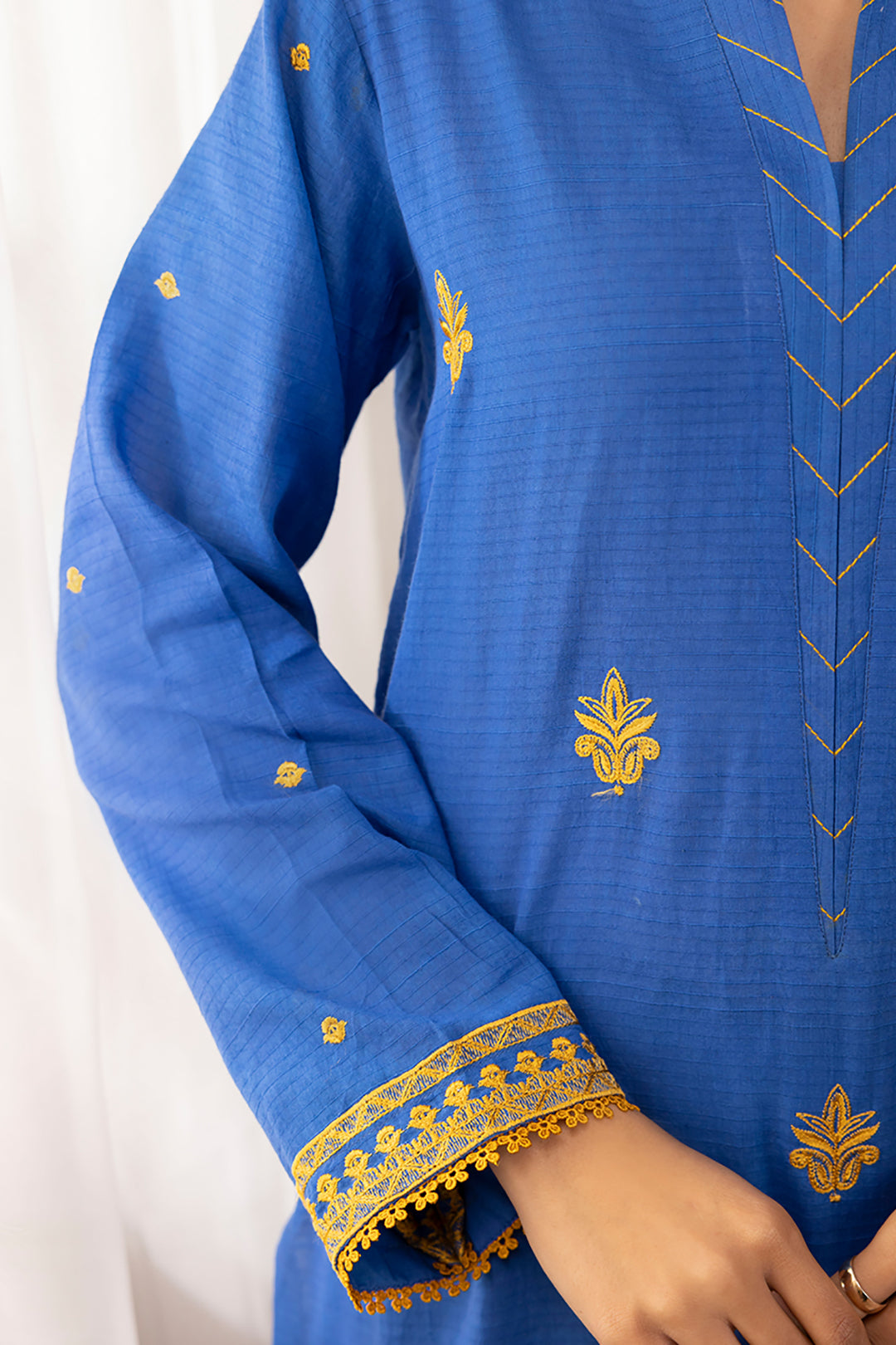 Embroidered Shirt Shalwar Dupatta - 1121