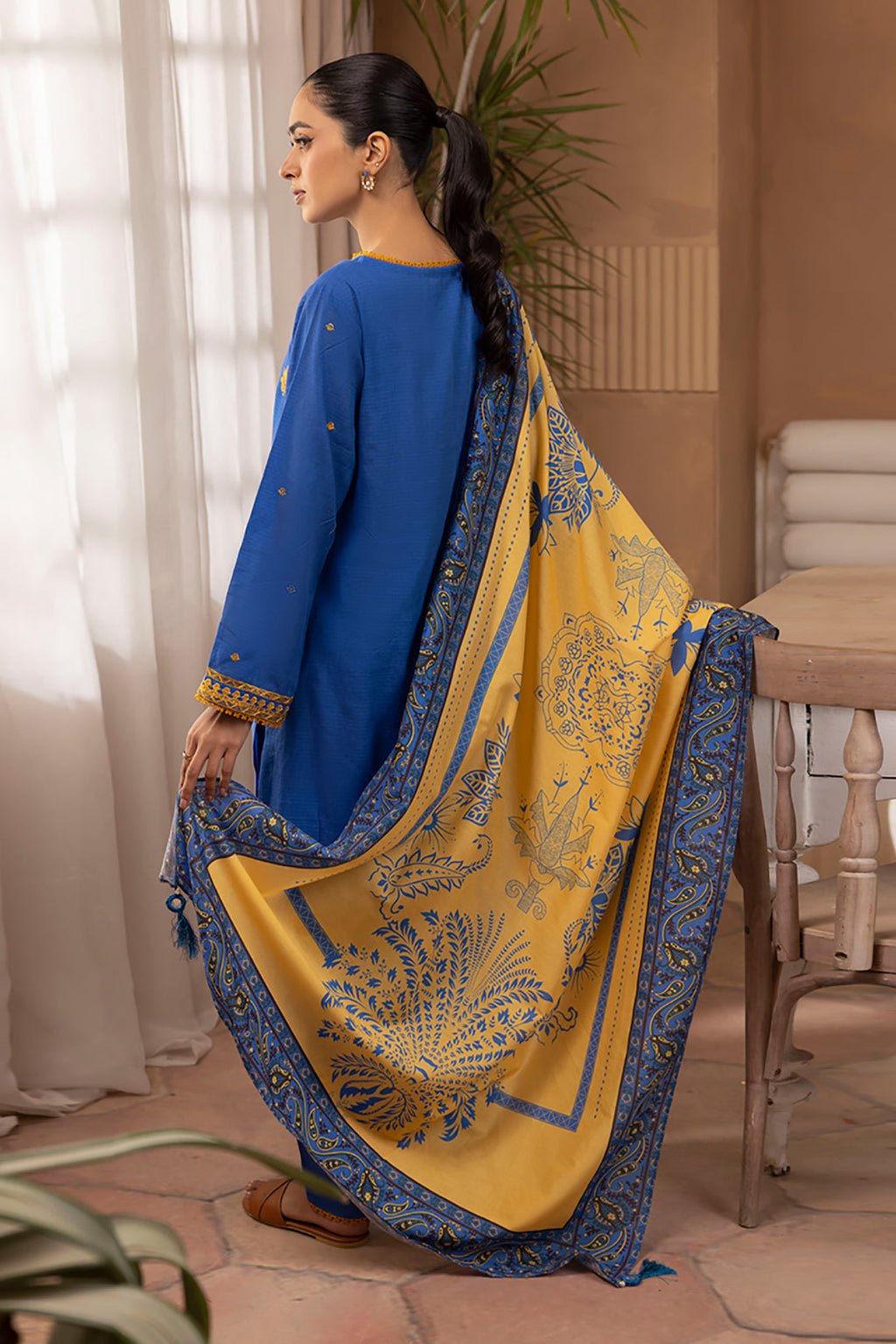 Embroidered Shirt Shalwar Dupatta - 1121