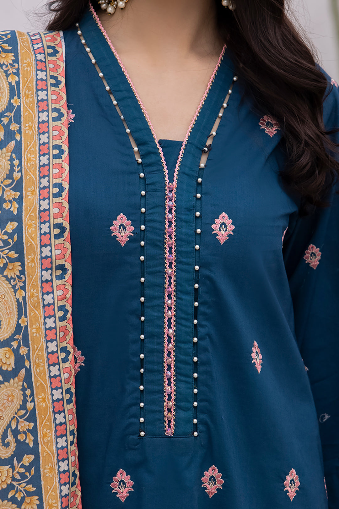 Embroidered Shirt Shalwar Dupatta - 1127