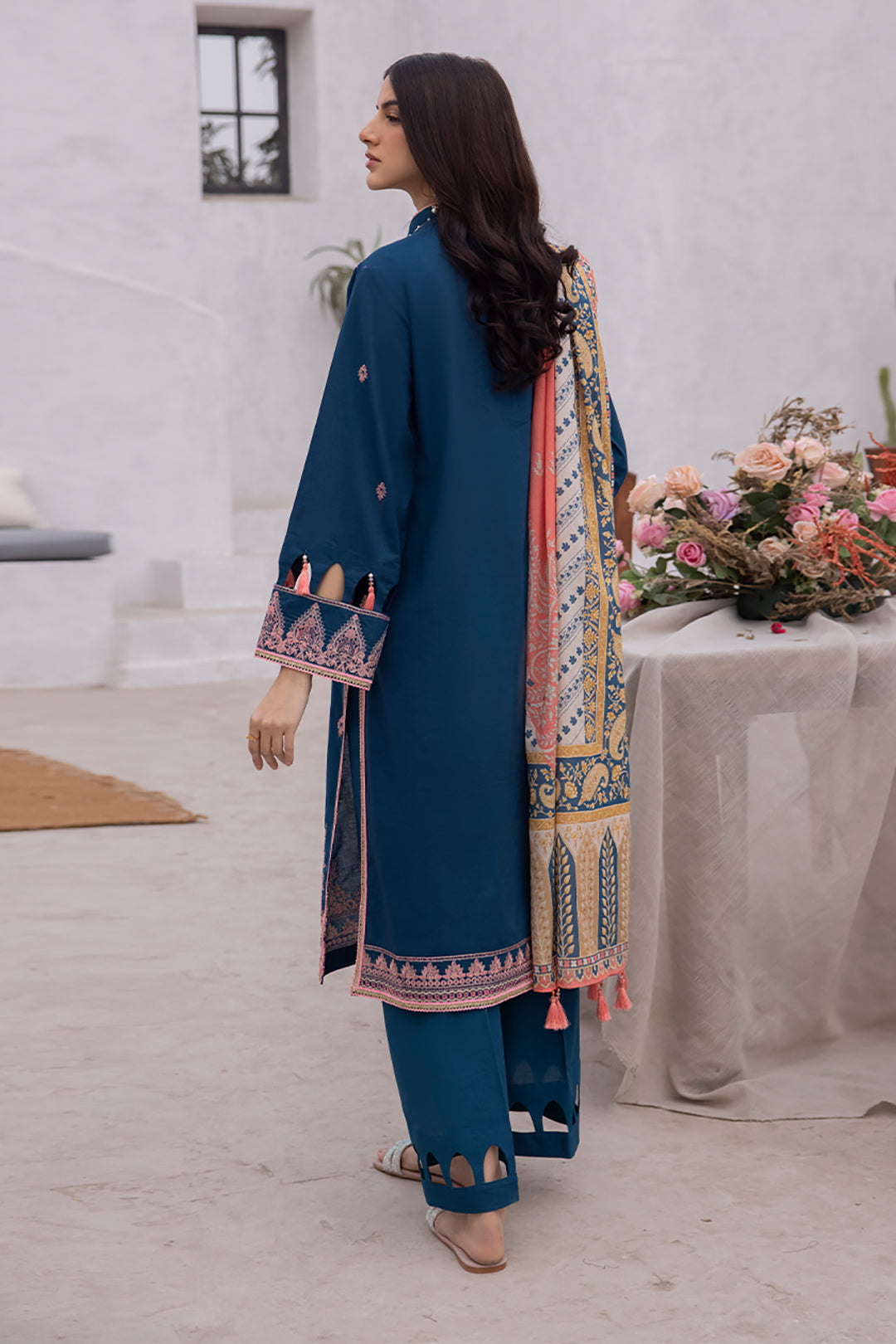 Embroidered Shirt Shalwar Dupatta - 1127