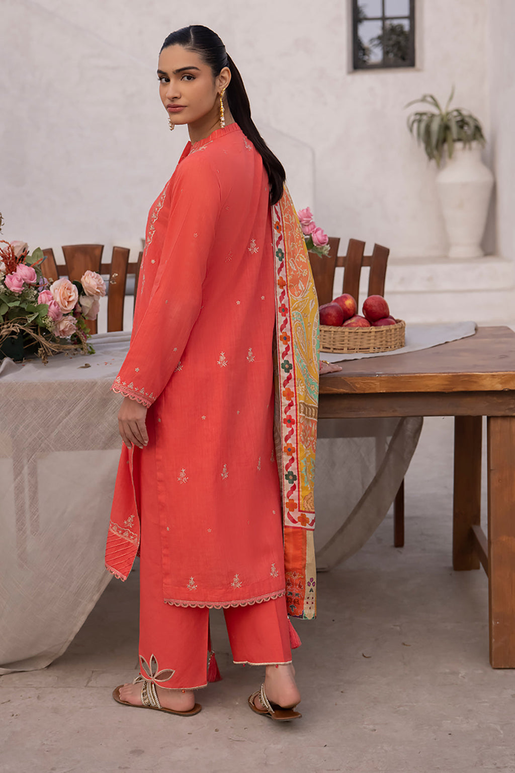 Embroidered Shirt Shalwar Dupatta - 1128
