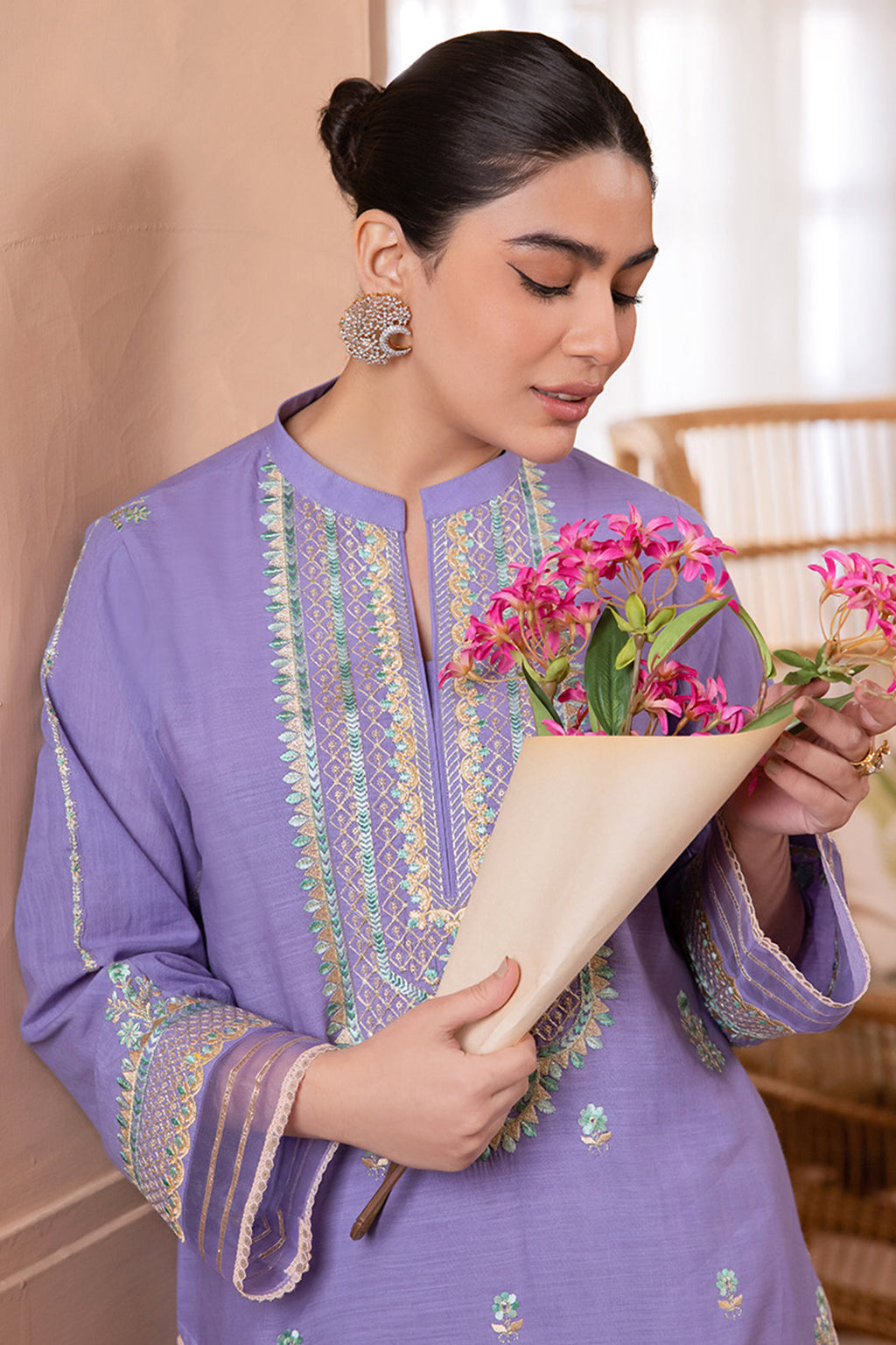Embroidered Shirt Shalwar Dupatta - 1130