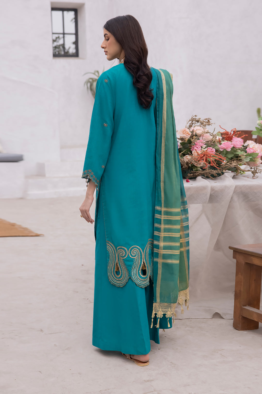 Embroidered Shirt Shalwar Dupatta - 1133