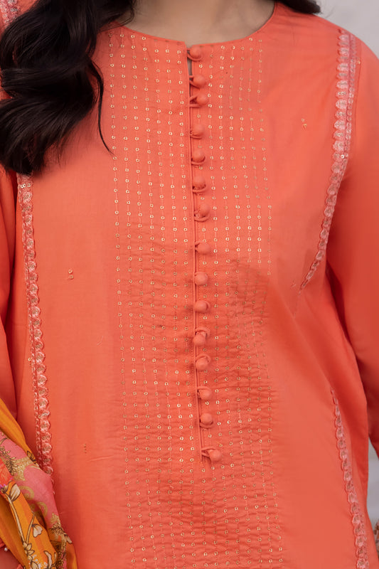 Embroidered Shirt Shalwar Dupatta - 1143