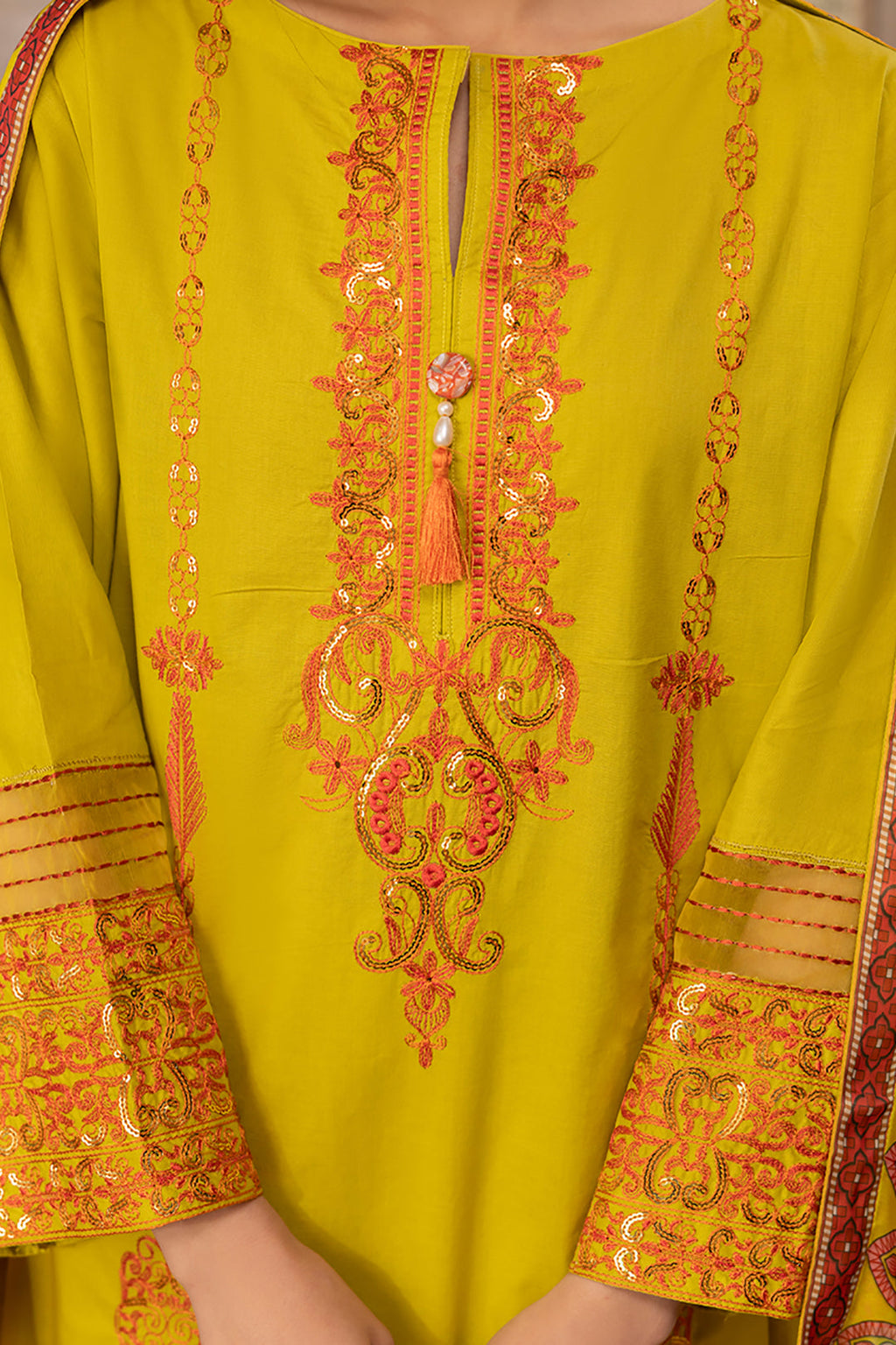 Embroidered Shirt Shalwar Dupatta - 1144