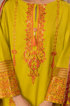 Embroidered Shirt Shalwar Dupatta - 1144
