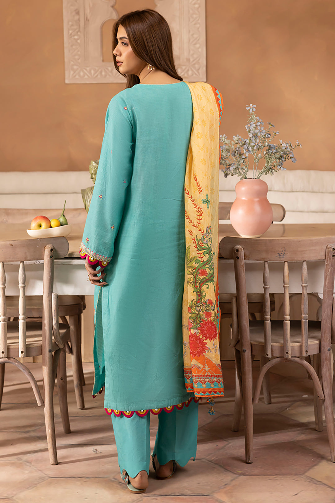 Embroidered Shirt Shalwar Dupatta - 1146