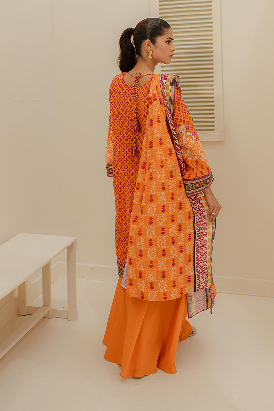 Embroidered Shirt Shalwar Dupatta - 1245