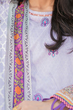 Embroidered Shirt Shalwar Dupatta - 1246