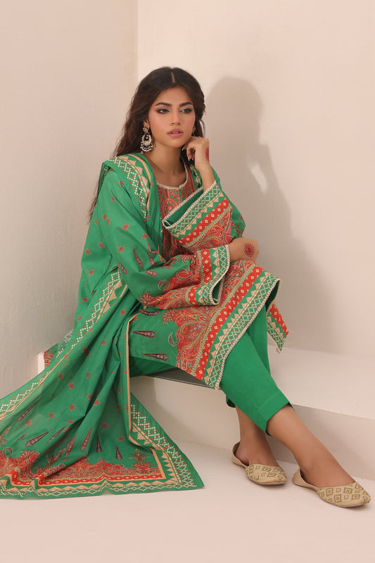 Embroidered Shirt Shalwar Dupatta - 1247