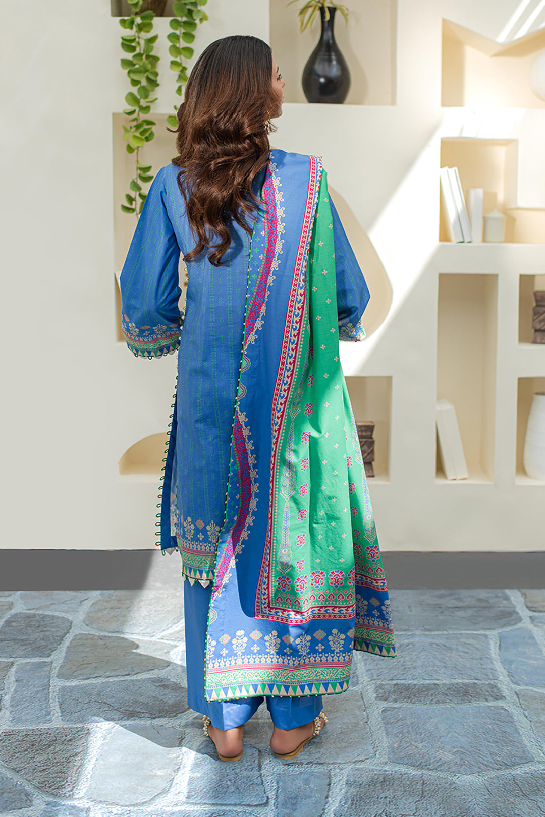 Embroidered Shirt Shalwar Dupatta - 1248