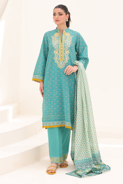 Embroidered Shirt Shalwar Dupatta - 1253