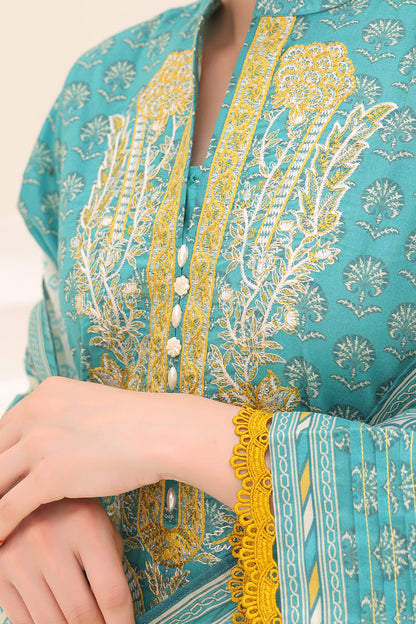 Embroidered Shirt Shalwar Dupatta - 1253