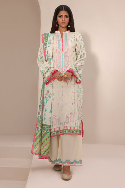 Embroidered Shirt Shalwar Dupatta - 1254