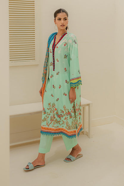 Embroidered Shirt Shalwar Dupatta - 1255