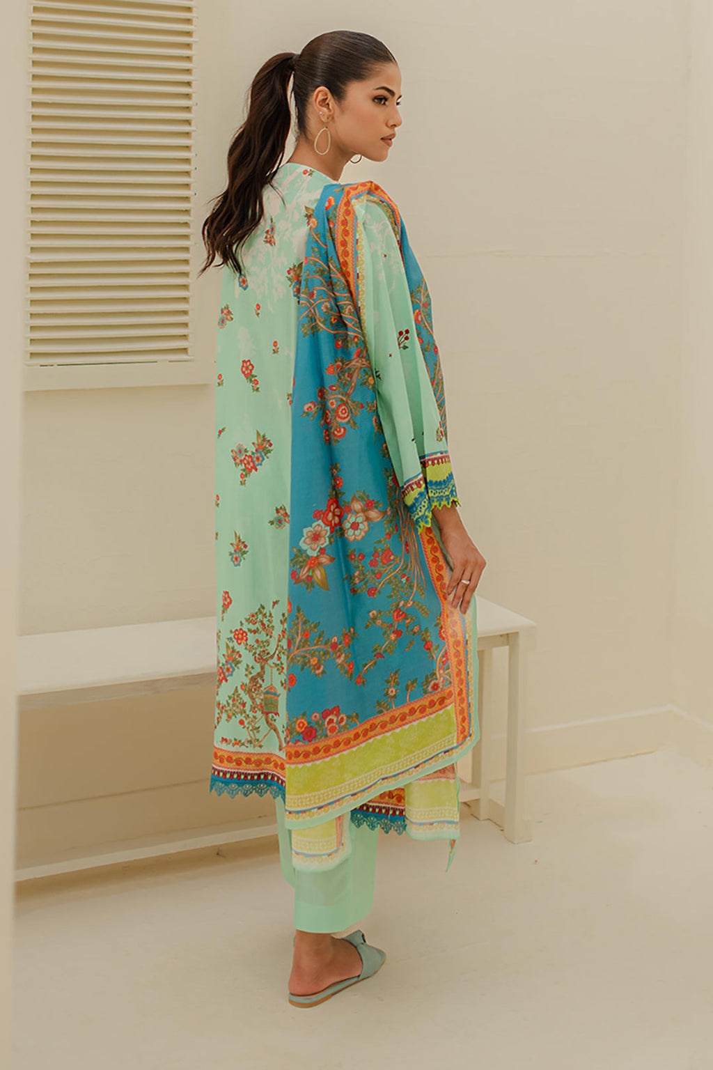 Embroidered Shirt Shalwar Dupatta - 1255