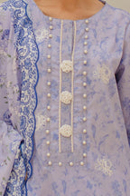 Embroidered Shirt Shalwar Dupatta - 1257