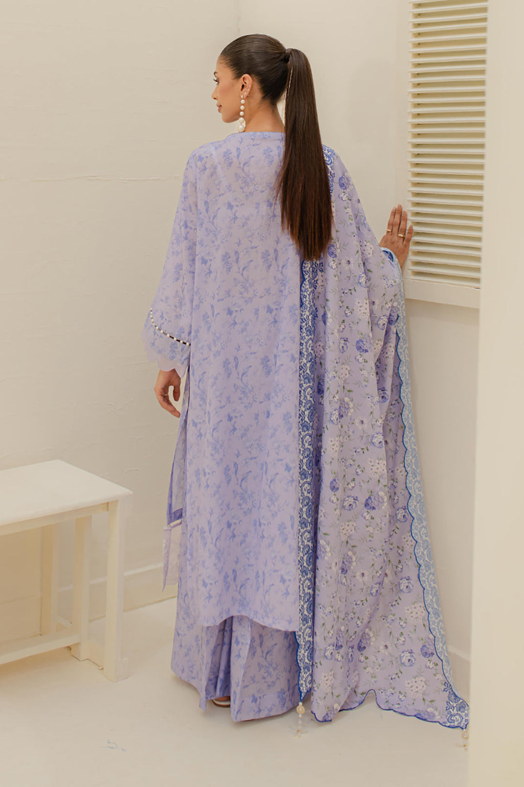 Embroidered Shirt Shalwar Dupatta - 1257