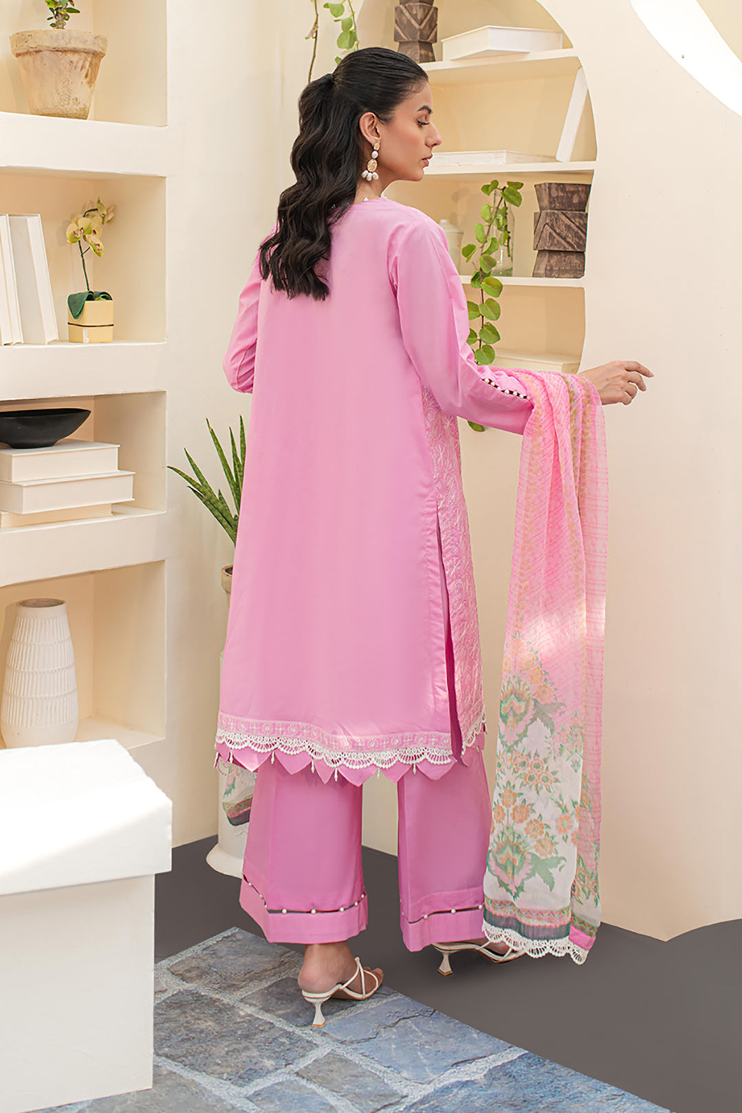 Embroidered Shirt Shalwar Dupatta - 1260