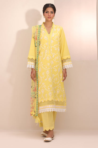 Embroidered Shirt Shalwar Dupatta - 1261