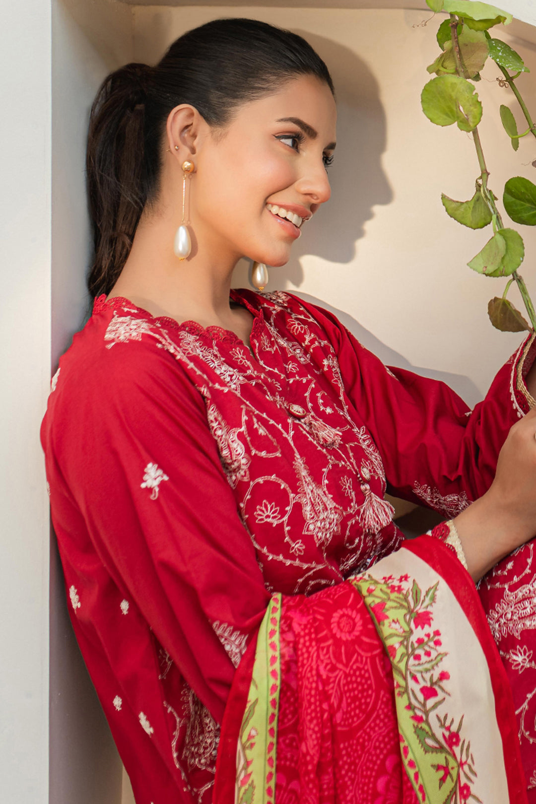 Embroidered Shirt Shalwar Dupatta - 1262