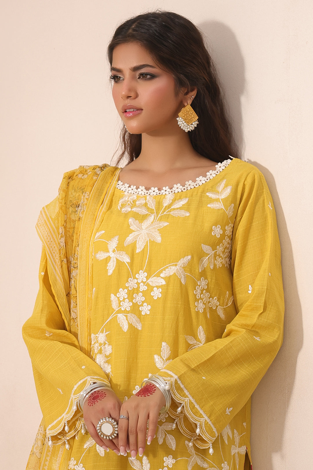 Embroidered Shirt Shalwar Dupatta - 1263