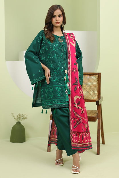 Embroidered Shirt Shalwar Dupatta - 1264