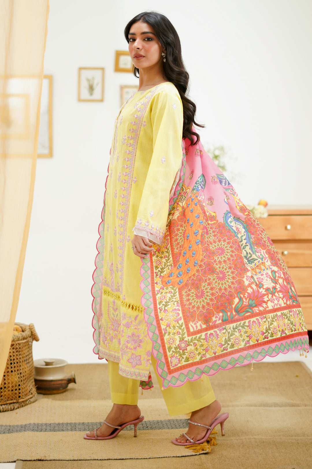 Embroidered Shirt Shalwar Dupatta - 1266