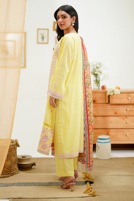 Embroidered Shirt Shalwar Dupatta - 1266