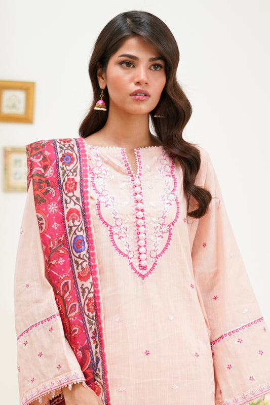 Embroidered Shirt Shalwar Dupatta - 1267