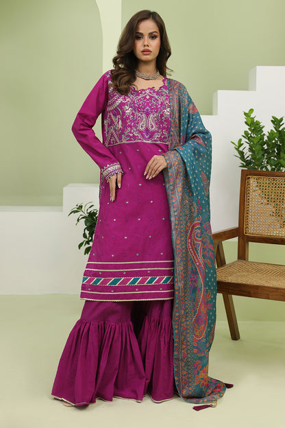 Embroidered Shirt Shalwar Dupatta - 1269