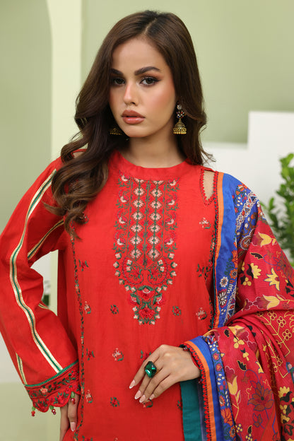 Embroidered Shirt Shalwar Dupatta - 1271