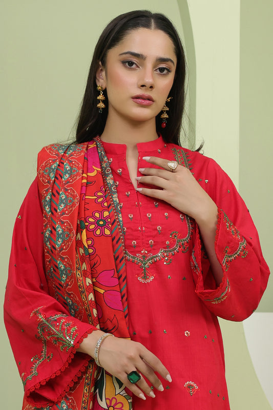 Embroidered Shirt Shalwar Dupatta - 1272