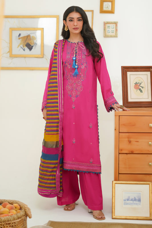 Embroidered Shirt Shalwar Dupatta - 1276