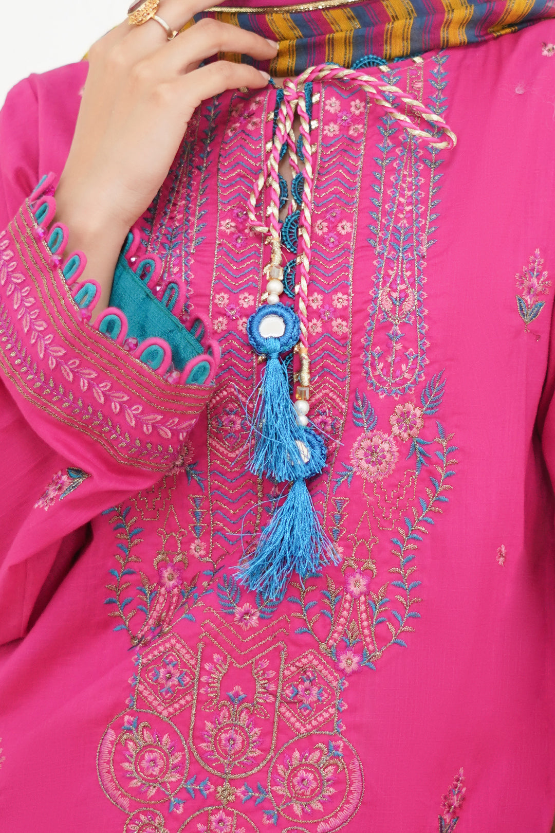 Embroidered Shirt Shalwar Dupatta - 1276