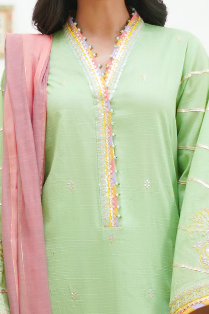 Embroidered Shirt Shalwar Dupatta - 1278