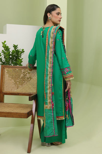 Embroidered Shirt Shalwar Dupatta - 1283