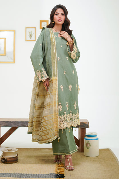 Embroidered Shirt Shalwar Dupatta - 1284