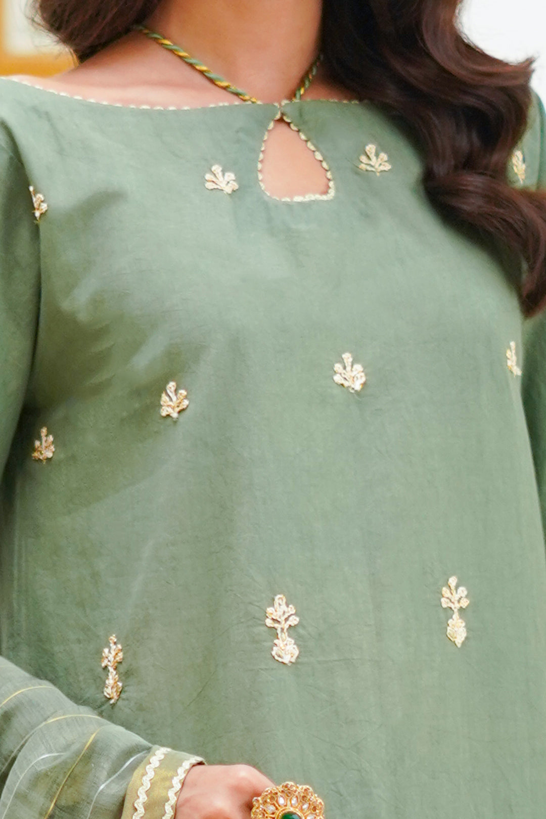 Embroidered Shirt Shalwar Dupatta - 1284