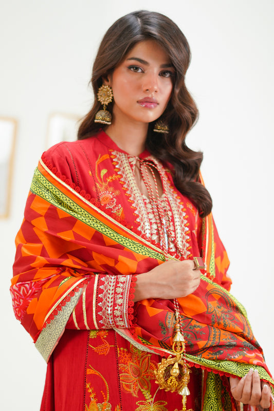 Embroidered Shirt Shalwar Dupatta - 1295