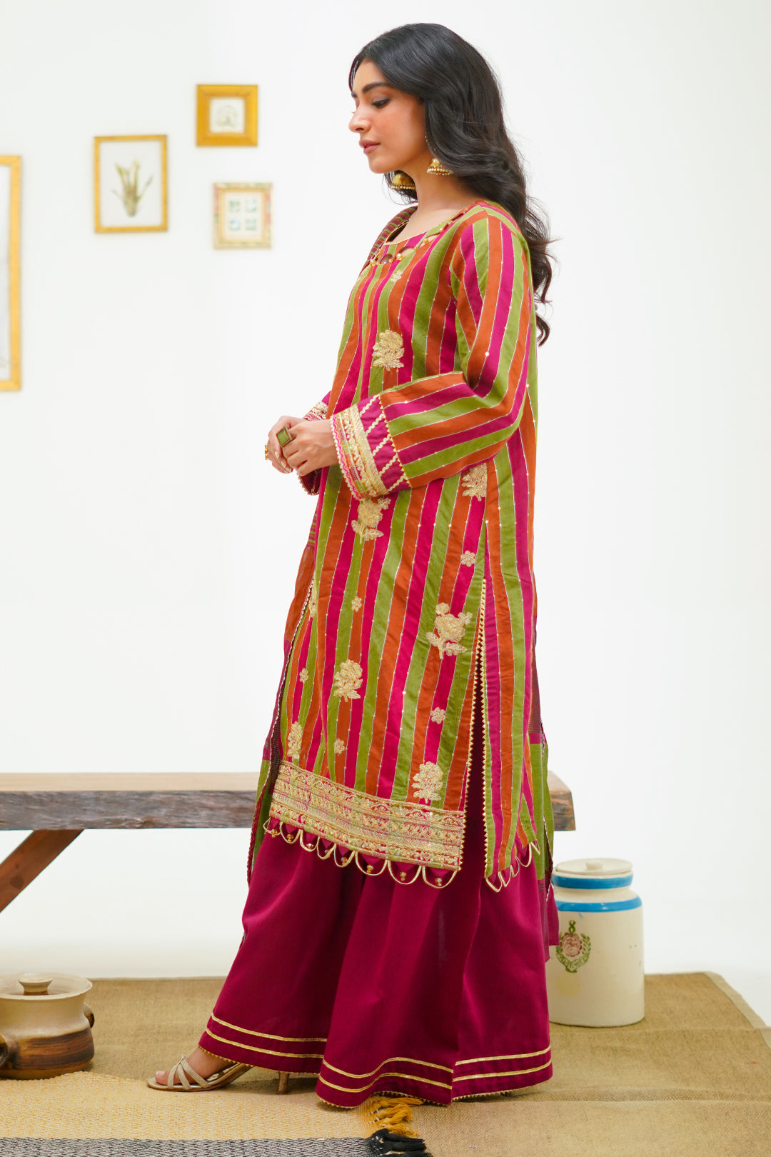 Embroidered Shirt Shalwar Dupatta - 1299