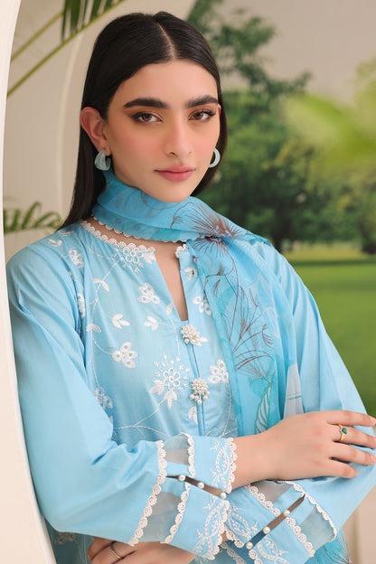 Embroidered Shirt Shalwar Dupatta - 1367