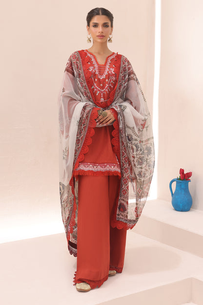 Embroidered Shirt Shalwar Dupatta - 1544