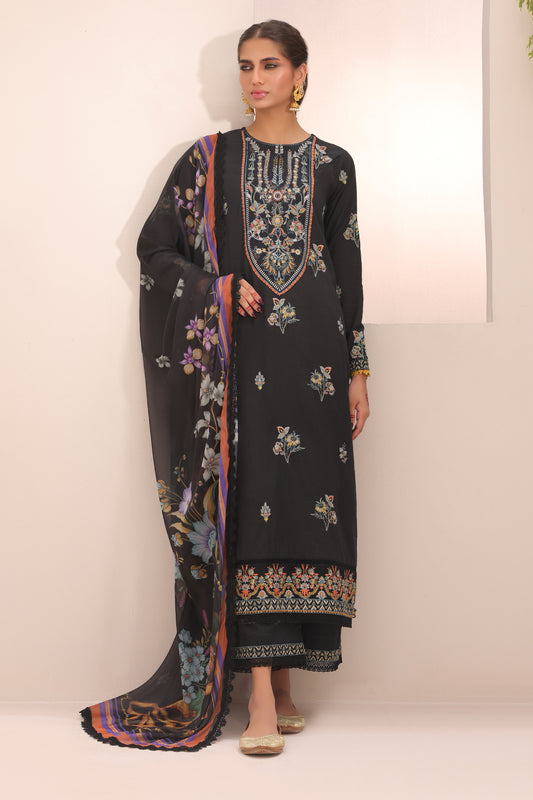 Embroidered Shirt Shalwar Dupatta - 1547