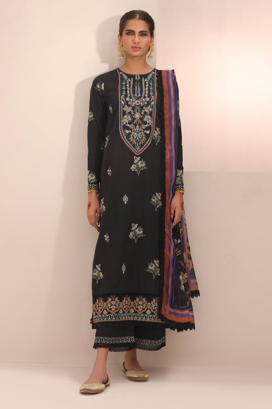 Embroidered Shirt Shalwar Dupatta - 1547