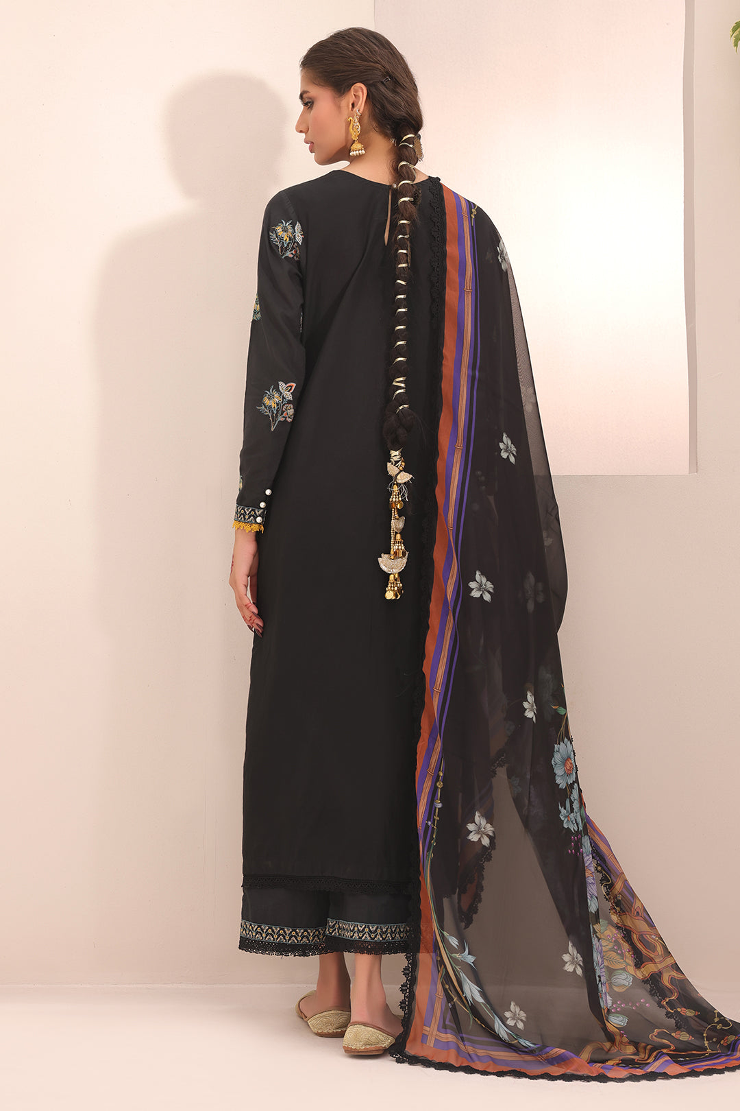 Embroidered Shirt Shalwar Dupatta - 1547