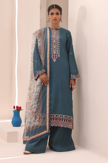 Embroidered Shirt Shalwar Dupatta - 1549